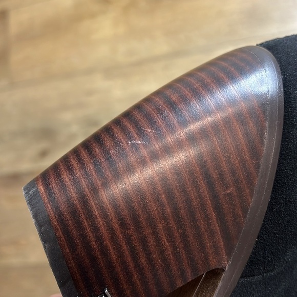 NWOB Sam Edelman Agnes Black Suede Western Bootie Size 8 1/2 - Picture 10 of 10